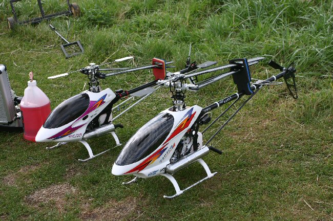 The fleet awaiting flight